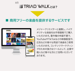 商用フリーの楽曲を提供するサービス